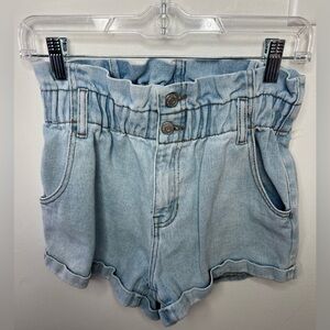 PacSun Paperbag Waist Denim Shorts- Size Small